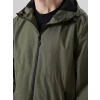 XSIDE Haki Standart Kalıp Kapüşonlu Erkek Yağmurluk