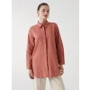 LCW Modest Kahverengi Regular Fit Kadın Gömlek Tunik