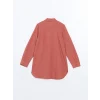 LCW Modest Kahverengi Regular Fit Kadın Gömlek Tunik