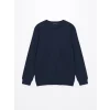 LCWAIKIKI Classic Lacivert Bisiklet Yaka Uzun Kollu Erkek Sweatshirt