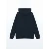 LCWAIKIKI Basic Lacivert Kapüşonlu Uzun Kollu Erkek Fermuarlı Sweatshirt
