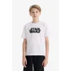 Defacto E4825 Beyaz Erkek Çocuk Star Wars Bisiklet Yaka Kısa Kollu Tişört