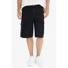 Defacto E1380 Siyah %100 Pamuk Kargo Fit Jean Bermuda Şort