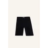 Defacto E1380 Siyah %100 Pamuk Kargo Fit Jean Bermuda Şort