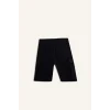 Defacto E1380 Siyah %100 Pamuk Kargo Fit Jean Bermuda Şort