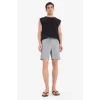 Defacto B7255 Gri Regular Fit File Astarlı Kısa Boy Deniz Şortu