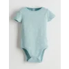 LCW baby Ekru Baskılı Erkek Bebek Çıtçıtlı Bodysuit 2li