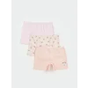 LCW Kids Pembe Ayı Teddy Baskılı Kız Çocuk Boxer 3lü