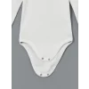 LCW baby Ekru Bisiklet Yaka Uzun Kollu Kız Bebek Çıtçıtlı Bodysuit 2li