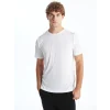 XSIDE ACTIVE Beyaz Bisiklet Yaka Kısa Kollu Erkek Spor Tişört