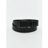 LCW ACCESSORIES Siyah Hakiki Deri Erkek Kemer