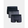 LC WAIKIKI Lacivert Standart Kalıp Pamuklu Esnek Erkek Boxer 3lü