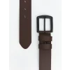 LCW ACCESSORIES Kahverengi Hakiki Deri Erkek Kemer
