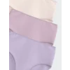 LCW DREAM Lila Düz Klasik Külot 3lü Paket