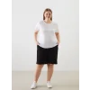 LCWAIKIKI Classic Siyah Beli Lastikli Kadın Şort