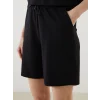 LCWAIKIKI Classic Siyah Beli Lastikli Kadın Şort