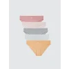 LCW Young Pembe Baskılı Bikini Külot 5li Paket