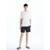 XSIDE Siyah Kısa Boy Desenli Erkek Deniz Şortu