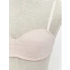 LCW DREAM Pembe Balenli Dolgusuz Dantelli Straplez Sütyen