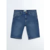 LCW Jeans Indigo Slim Fit Erkek Jean Şort