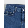 LCW Kids Indigo Basic Erkek Çocuk Jean Şort