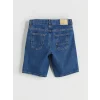 LCW Kids Indigo Basic Erkek Çocuk Jean Şort