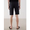 LCW Jeans Siyah Standart Kalıp Erkek Jean Şort