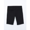LCW Jeans Siyah Slim Fit Erkek Jean Şort