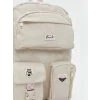 LCW ACCESSORIES Ekru Çok Bölmeli Kız Çocuk Sırt Çantası