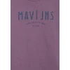 Mavi 6610396-70656 Mavi Jns Baskılı Mor Tişört