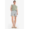 Defacto E0996 Haki Desenli File Astarlı Kısa Boy Deniz Şortu
