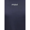 Mavi 1612829-85315 Mavi Logo Baskılı Lacivert Tişört