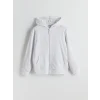 LCW Kids Gri Kapüşonlu Kız Çocuk Eşofman Takım