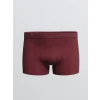 LC WAIKIKI Bordo Standart Kalıp Pamuklu Esnek Erkek Boxer 3lü