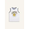 Defacto E4845 Beyaz Erkek Çocuk NBA Los Angeles Lakers Bisiklet Yaka Atlet