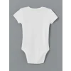 LCW baby Ekru Organik Kumaş Kız Bebek Çıtçıtlı Bodysuit 2li
