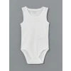 LCW baby Ekru Organik Kumaş Kız Bebek Çıtçıtlı Bodysuit 2li