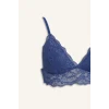 Defacto D7843 İndigo Dantelli Kaplı Pedli Bralet-Fall in Love