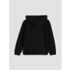 LCW Kids Siyah Kapüşonlu Erkek Çocuk Fermuarlı Sweatshirt