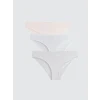 LCW DREAM Pembe Düz Bikini Külot 3lü Paket