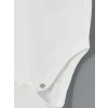 LCW baby Ekru Organik Kumaş Erkek Bebek Çıtçıtlı Bodysuit 2li