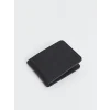 LCW ACCESSORIES Siyah Deri Görünümlü Erkek Cüzdan