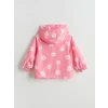 LCW Kids Pembe Kapüşonlu Kız Çocuk Şişme Mont
