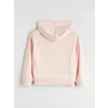 LCW Kids Pembe Kapüşonlu Baskılı Kız Çocuk Sweatshirt