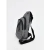 LCW ACCESSORIES Gri Fermuarlı Erkek Göğüs Çantası