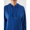 LCWAIKIKI Classic Mavi Oversize Kadın Hoodie