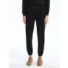 LCWAIKIKI Classic Siyah Beli Lastikli Kadın Jogger Eşofman Altı