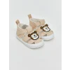 LCW ACCESSORIES Bej Ayı Nakışlı Erkek Bebek Sandalet