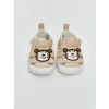 LCW ACCESSORIES Bej Ayı Nakışlı Erkek Bebek Sandalet