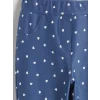 LCW Kids Indigo Beli Lastikli Baskılı Kız Çocuk Tayt